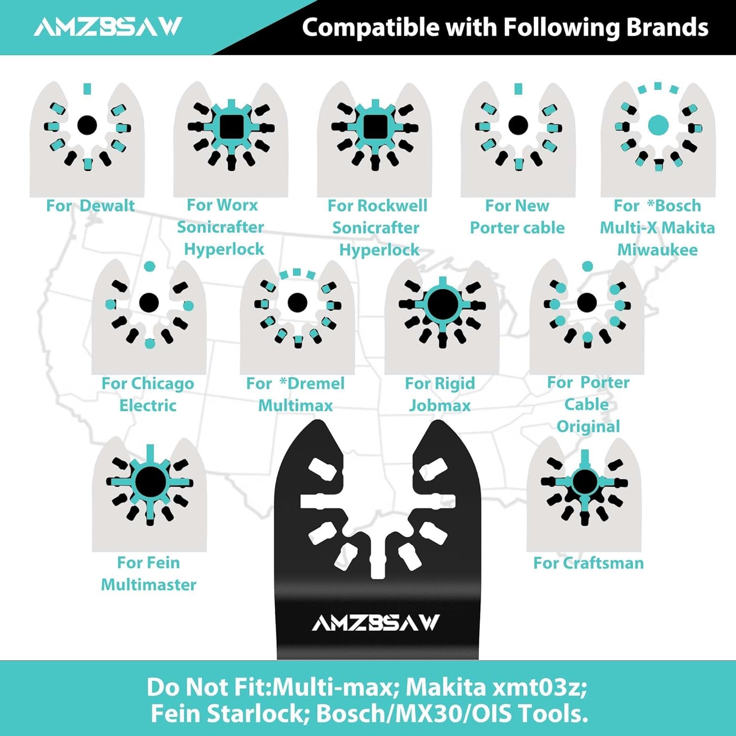 AMZBSAW 116 PCS Oscillating Saw Blades Review