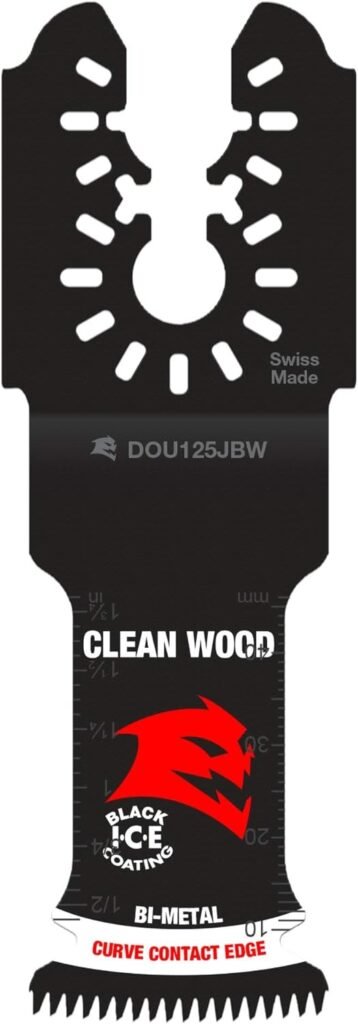 Diablo by Freud DOU125JBW3 1-1/4 in. Universal Fit Bi-Metal Oscillating Blades for Clean Wood (3-Pack)