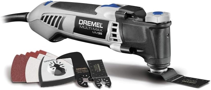 Dremel MM35-DR-RT 120V 3.5 Amp Variable Speed Corded Oscillating Multi-Tool Kit (Renewed)